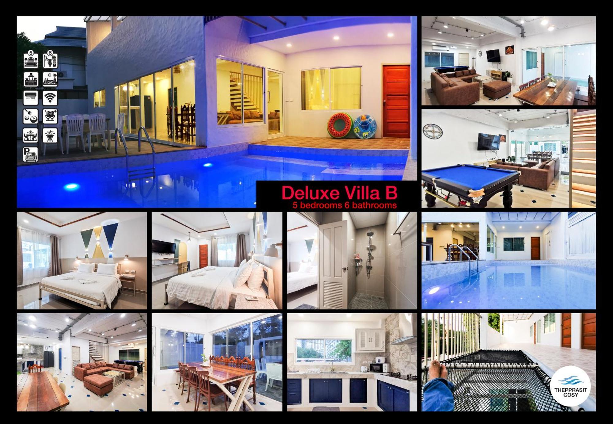 Thepprasit Cosy Villa Джомтиен Бийч Екстериор снимка