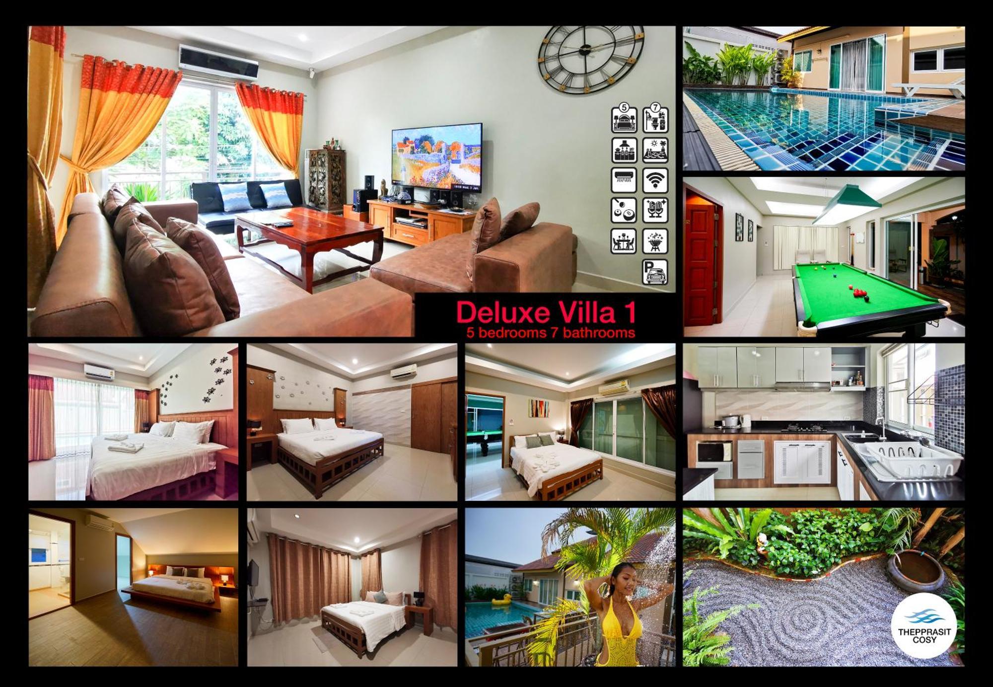 Thepprasit Cosy Villa Джомтиен Бийч Екстериор снимка