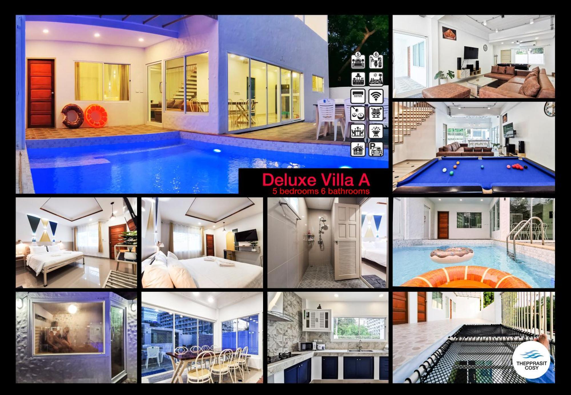 Thepprasit Cosy Villa Джомтиен Бийч Екстериор снимка