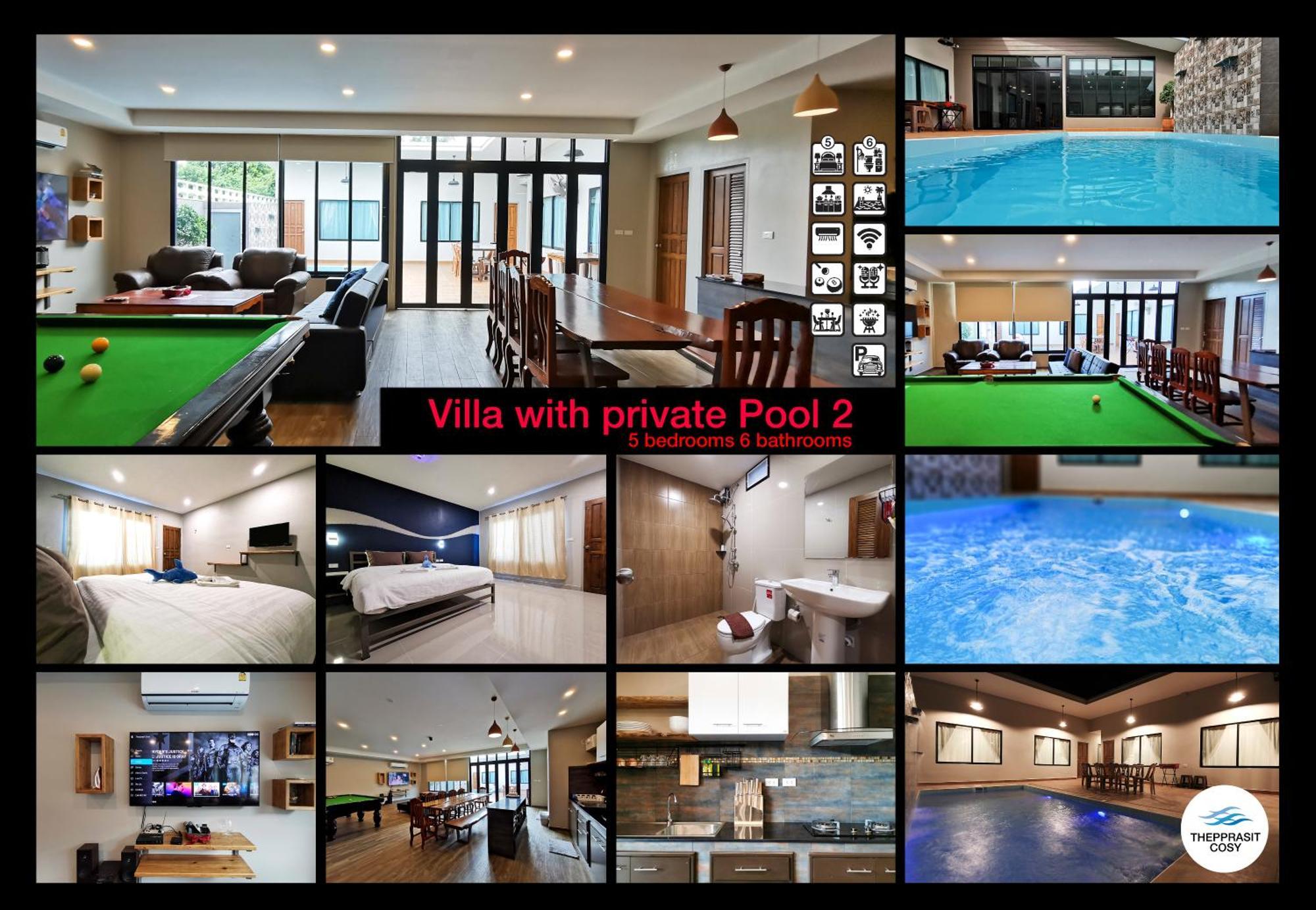 Thepprasit Cosy Villa Джомтиен Бийч Екстериор снимка